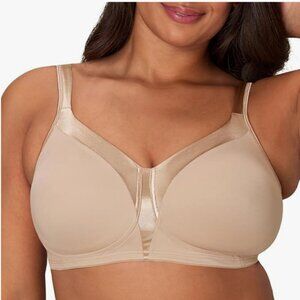 Playtex 18 Hour Silky Soft Smoothing Wireless Full Coverage Bra 40DD Beige 4803